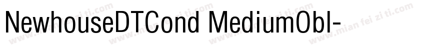 NewhouseDTCond MediumObl字体转换
